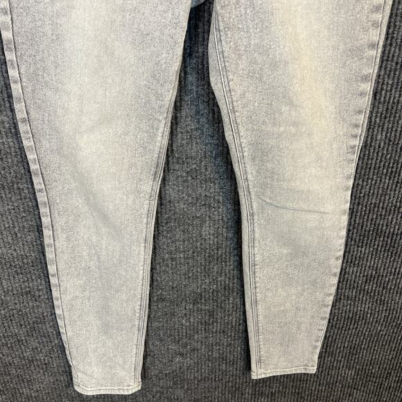 Old Navy Womens Rockstar Super Skinny Jeans Size 4 High Rise Gray Denim Stretch - Picture 4 of 10